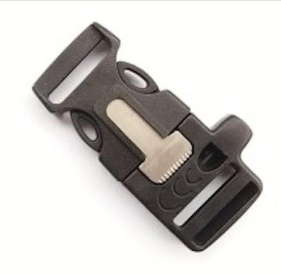 China Wholesale Plastic Factory Cheap Price Adjustable Recycled Plastic One Ring Side Release Buckle Accessories Buckles For Bags for sale