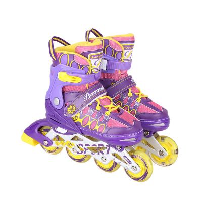 China AMUSEMENT 2021 Popular China Factory High Quality Integrated Skates With PU Light Wheel for sale