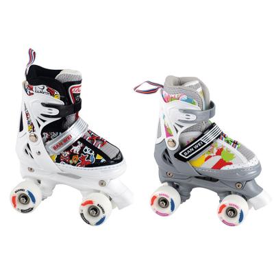 China Outdoor Activities China Manufacturer Customized 4 PU Light Wheels Flash Roller Skates for sale