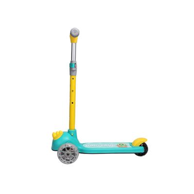 China 2021 Wholesale Kid Cheap Price PU Snap Wheel Kids Kick Scooter for sale