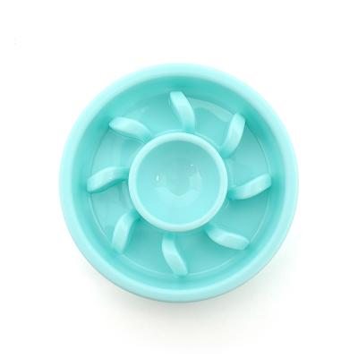 China Factory Price PP Sustainable Plastic Slip Dog Bowl Pet Non Feeding Slow Feeding Dog Bowl for sale