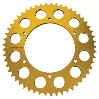 China Mocell 5 Axis CNC Machining Aluminum Go Kart Spare Parts Front Sprocket With Color Anodized For Motorcycles Front 10*4.5-5 Rear 11*7.0-5 for sale