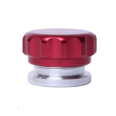 China Aluminum alloy aluminum fuel cap welding on the oil filler neck and tank cap for car for sale