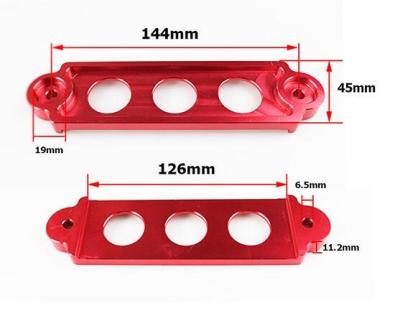 China Cars General 3 Hole Aluminum Alloy Battery Holder For Cars for sale