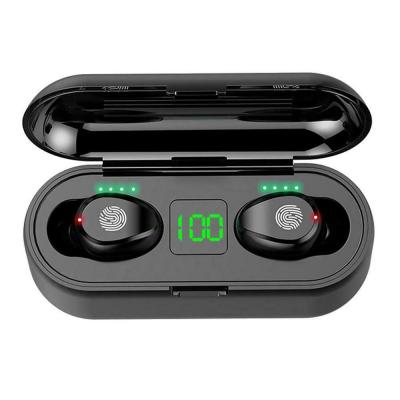 China F9-01 F9 TWS Wireless BT V5.0 In-ear Headset With Digital Display Charging Case for sale