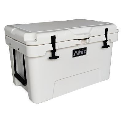 China Waterproof Portable Delivery Ice Chest Rolling Cool Box Transport Cooler Box for sale