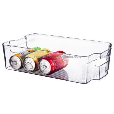 China KC0004-1 Viable Hot Selling Stackable Deep Freezer Organizer Kitchen Organizer Fridge Freezer Storage Container for sale