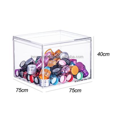 China ZGLP7544 Sustainable Creative Fashion Wedding Favors Candy Boxes Stackable Cube Acrylic Storage Boxes for sale