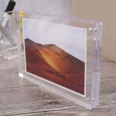 China Acrylic Funny Sexy Photo Frame Borderless Acrylic Floating Picture Frames for sale