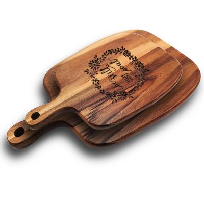 China Sustainable Multifunctional Wood Serving Square Chopper Board for sale