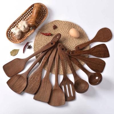 China Sustainable Multiple Styles Wooden Cooking Tools Kitchen Accessorieswooden Serving Spoons Kitchen Utensils for sale