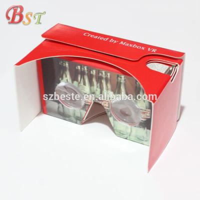 China Compatible With Android / Iphone Mobile Phone OEM Customized Logo Google Cardboard V2 for sale