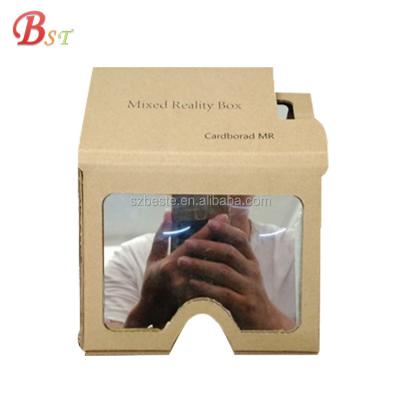 China Cardboard holokit glasses and Google AR glass headset compatible with Android/Iphone mobile phone Vr 3d professional for sale