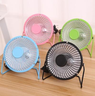 China Metal Fashion Design Ultra-quiet Adjustable 360 ​​Degree Mini USB Energy-saving Fan for sale