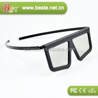 China 3d cinema with IMAX system newcomer! 3d Plastic Glasses Linear Polarized IMAX Big Cinema 3d Glasses for sale