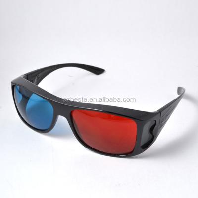 China Good Selling 3D Computer Game Plastic Acrylic Glass Blue / Cyan Red Anaglyphic 3d Glasses for sale