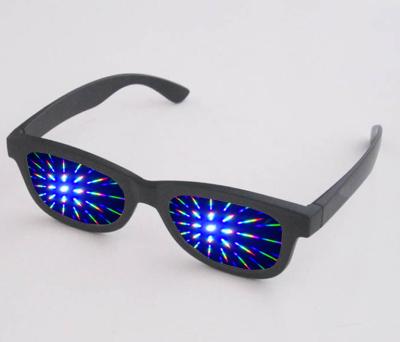 China Nice 3d promotion save 10% gift! funny plastic fireworks glass diffraction glasses for celebration sites for sale