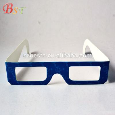 China good quality promotional 2d books chromadepth custom logo paper 3d glasses for sale