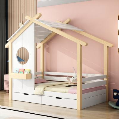 China Environmental Material Made in China at Low Prices Furniture Children's Bedroom Set House Kids Bed for Kids for sale