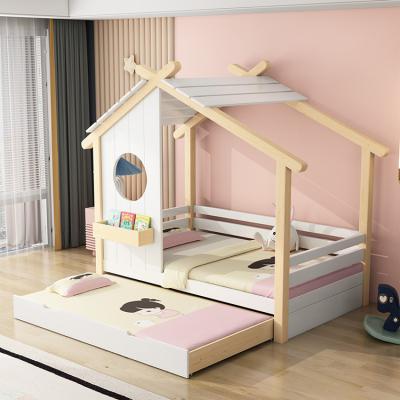 China Environmental Material Special Designs Is Widely Used Solid Wooden Crib Kids Trace Bed Kid's Cradle for sale