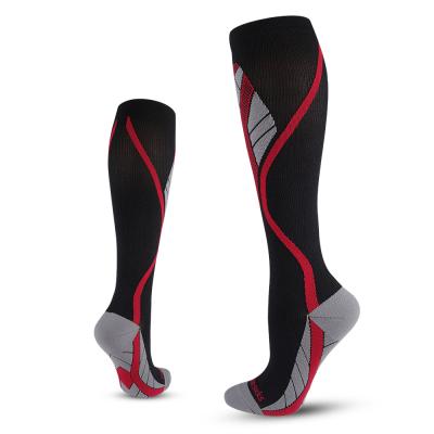 China Best Elite Soccer Breathable Compression Knee High Magic High Quality Men's Custom Logo Sports Socks for sale