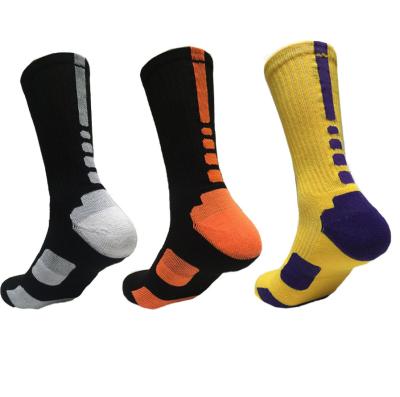 China Custom Logo Cotton Elite Ankle Basketball Socks Outdoor Men Breathable for sale