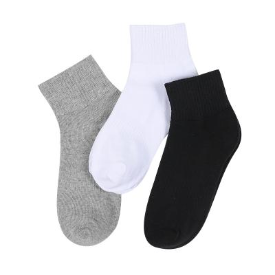 China Wholesale Custom Logo High Quality Men's Business QUICK DRY Knock Out Cotton Fashion Color Pure Casual Breathable Sweat Absorbent Crew Socks for sale