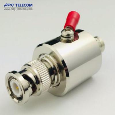 China BNC Male To Female Coaxial RF Lightning Surge Arrester SAGT-BNCMF-3G for sale