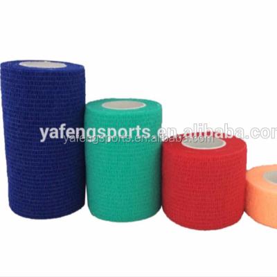 China High Quality Safty 7.5cm Hot Selling Sports Waterproof Horse Veterinary Colorful Nonwoven Elastic Cohesive Bandage Elastic Cohesive Bandage for sale