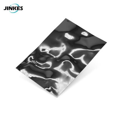 China Hotel villa wall ceiling decor 304 stainless steel decorative 304 stainless steel embossing mirror sheets celing water ripple plate for sale