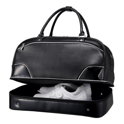 China Fashion Custom Luxury High Quality Large Functional Men's Garment Travel Bag Genuine Leather Golf for sale