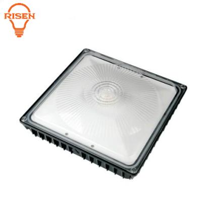 China Super Slim Factory 400W HPS Replacement 70W 90W IP65 LED Gas Station Canopy Outdoor Mounted Lights for sale