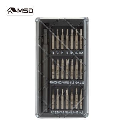 China Polypropylene 22 piece precision screwdriver set for sale