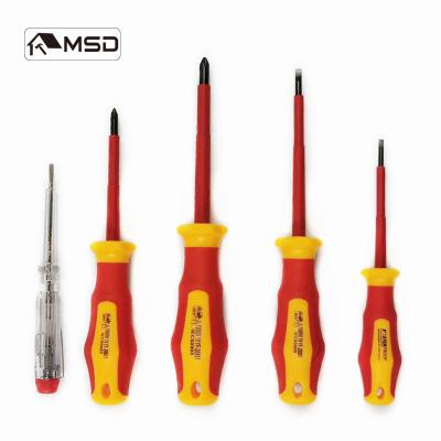 China ACETATE Electrician Insulated Screwdriver Set of 5 pieces for sale