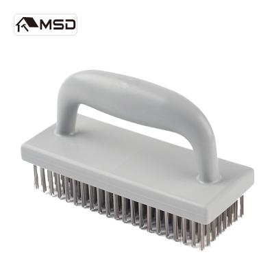 China Cleaning pads square stainless steel wire brush for sale