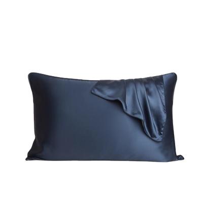 China 100% Raw Silk Anti-static Super Comfortable Luxury Bedding Mulberry Silk Charmeuse Pillowcase Cushion Cover for sale