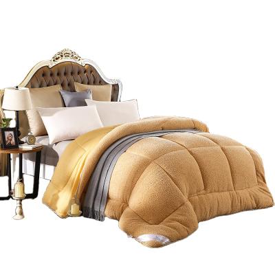 China Wholesale Home Comforter Insert Winter Sherpa Comforter Heavy Duvet Quilt Comforter for sale