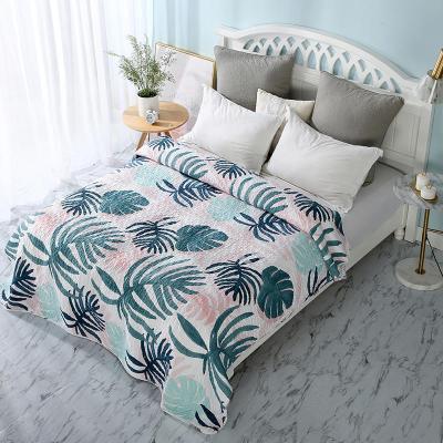 China Market Single Embroidery Australia New Zealand Polyester Quilting Nylon Bedspread for sale