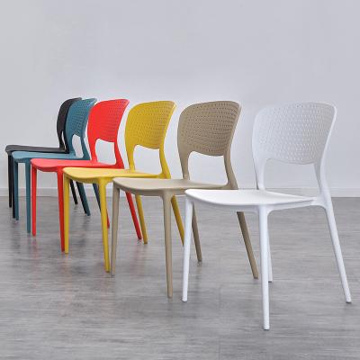 China Wholesale MODERN Colorful Modern Dining Room Furniture PP Cheap Plastic Stackable Dining Chair for sale