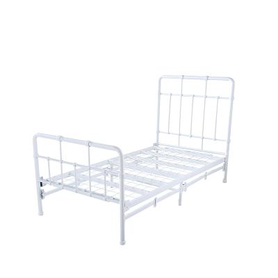 China Luxury Modern Bedroom Furniture OEM King Beds Iron Double Bed Design for sale