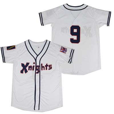 China Cenlennial 1839-1939 White Baseball Jersey Antibacterial Knights #9 Baseball Jersey For Men Women Kid for sale