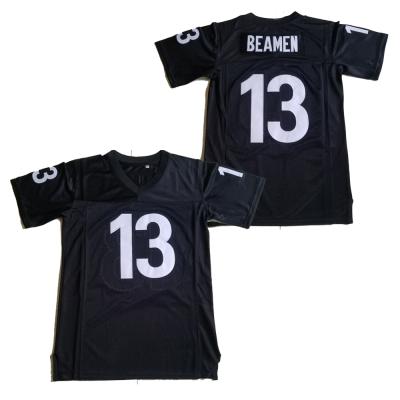 China Antibacterial Cheap Shark BEAMEN #13 Black Football Jersey For Men Women Kids for sale