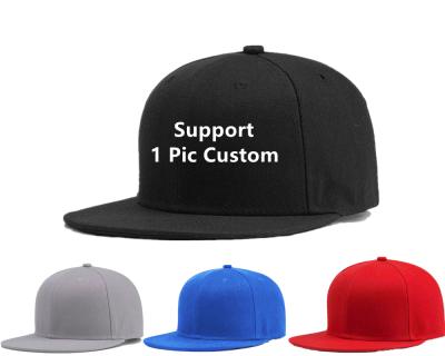 China COMMON Cheap Custom Printed Embroidered 6 Panel Adjustable DIY Snapback Sports Hats For Men Women Youth for sale