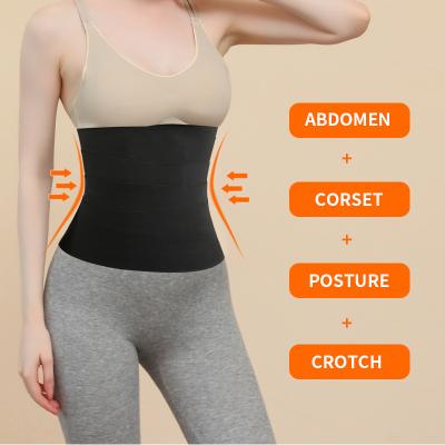 China Advanced Fat Burning Pad Fitness Workout Latex Corset Cincher Body Shaper Waist Bandage Wrap For Women for sale