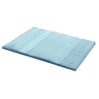 China Cool Home Furniture Double Size Gel Memory Foam Mattress Topper for sale