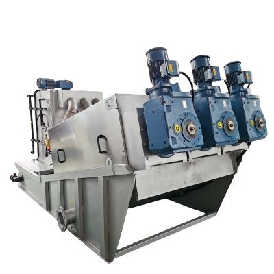 China Sewage Treatment Automatic Dewatering Muti-Plate Screw Press for sale