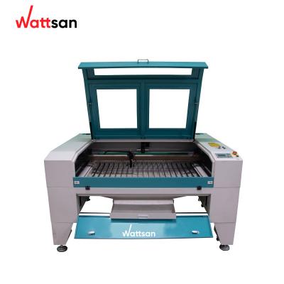 China Wattsan 80W 100W 130W 1290ST Full-enclosed CO2 Laser Engraving Machine For Cutting Plywood Cardboard Leather for sale