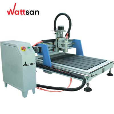 China Building Material Shops Hot Sale 0609 Wattsan Mini 1.5kw 2.2kw Desktop CNC Milling Machine For Sale for sale