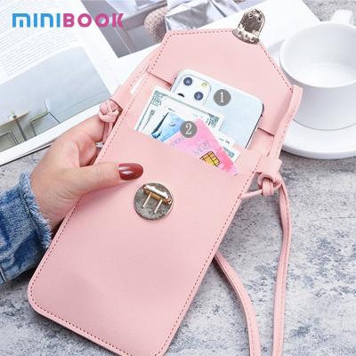 China Vintage Minibook Women's Fashion Messenger PU Cell Phone Bag Leather Wallet Bag Cross - Body Throws Unisex Messenger Leather Phone Bags for sale