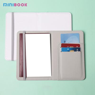 China Fashion Minibook Sublimation Money Card Holder, Passport Holder With Card Business Card Holder For Sublimation for sale